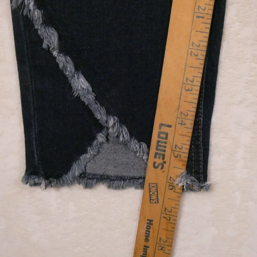 Vigoss Marley Skinny Jeans Size 29 Dark Wash Cropped Mid Rise - Picture 7 of 10